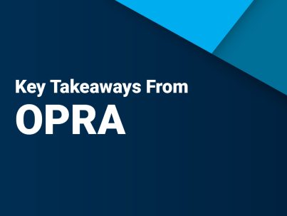 Key Takeaways from OPRA